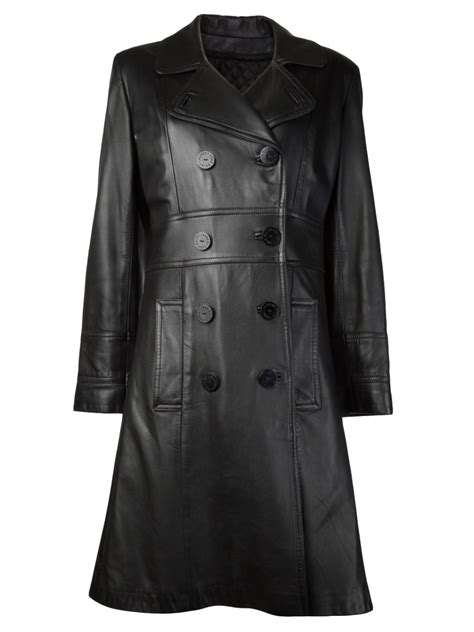 yves saint laurent black trenchcoat|Trench coat in wool and cashmere felt .